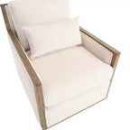 Fauteuils d'appoint pour chambre à coucher, fauteuil pivotant en velours côtelé à 360 degrés, fauteuil de loisirs, fauteuil d'appoint moderne surdimensionné