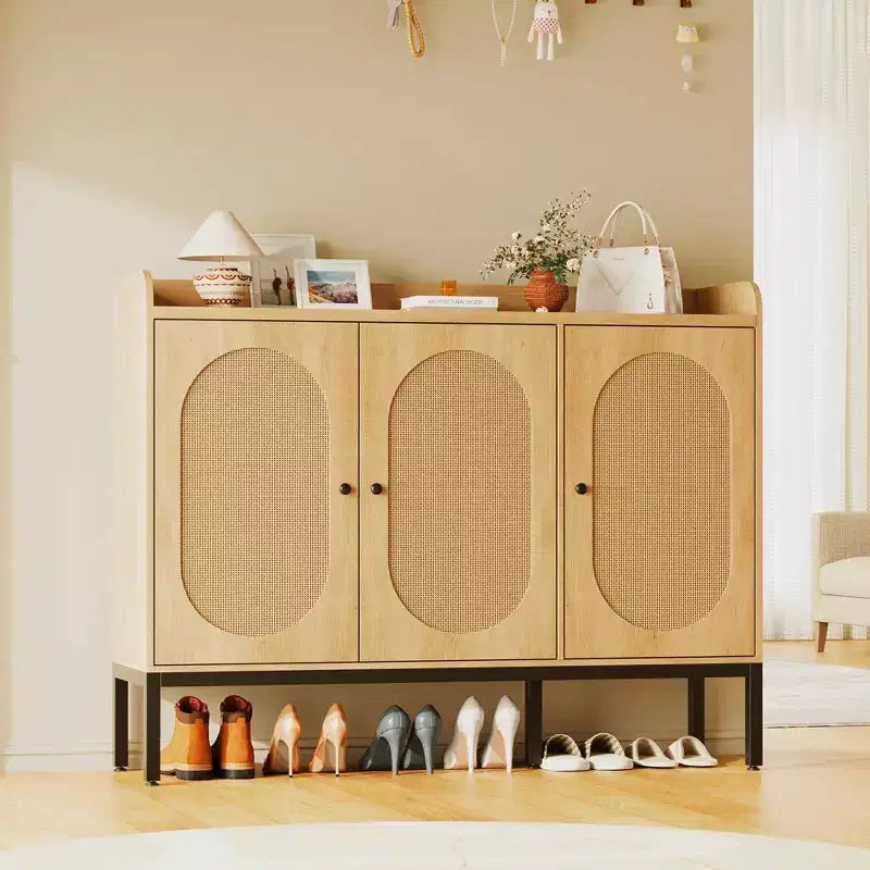 Meuble à chaussures élégant pour entrée, organiseur de rangement pour 28 paires avec étagère réglable et fixation murale sécurisée – Design moderne et étroit pour couloirs/appartements