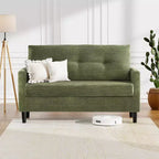 50 petits canapés deux places, petits canapés pour salon, chambre, bureau, causeuse confortable avec coussin à ressorts à assise profonde