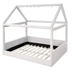 Lit de repos capitonné de taille standard avec bandes lumineuses LED