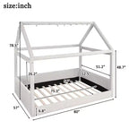 Lit de repos capitonné de taille standard avec bandes lumineuses LED