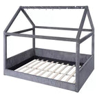 Lit de repos capitonné de taille standard avec bandes lumineuses LED