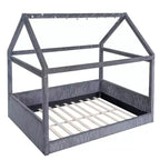 Lit de repos capitonné de taille standard avec bandes lumineuses LED