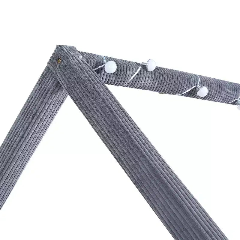 Lit de repos capitonné de taille standard avec bandes lumineuses LED