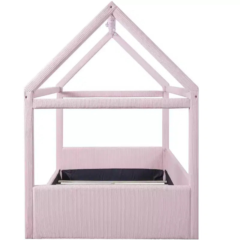 Lit de repos capitonné de taille standard avec bandes lumineuses LED