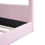 Lit de repos capitonné de taille standard avec bandes lumineuses LED