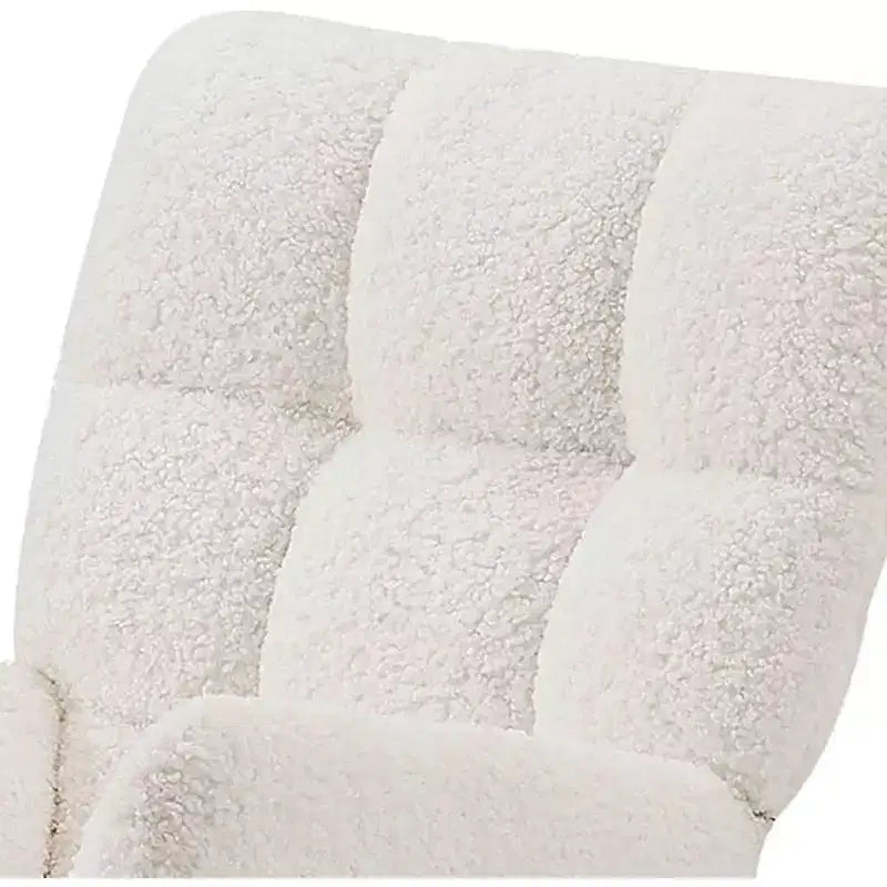 Fauteuil à bascule, fauteuil inclinable ergonomique avec dossier haut et accoudoirs, canapé simple rembourré pour salon, chambre à coucher et chambre d'enfant