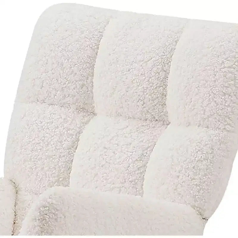 Fauteuil à bascule, fauteuil inclinable ergonomique avec dossier haut et accoudoirs, canapé simple rembourré pour salon, chambre à coucher et chambre d'enfant
