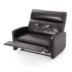 Fauteuil inclinable électrique 2 places en similicuir Halima - Marron - Christopher Knight Home : Fauteuil d'appoint rembourré, Nettoyage des taches