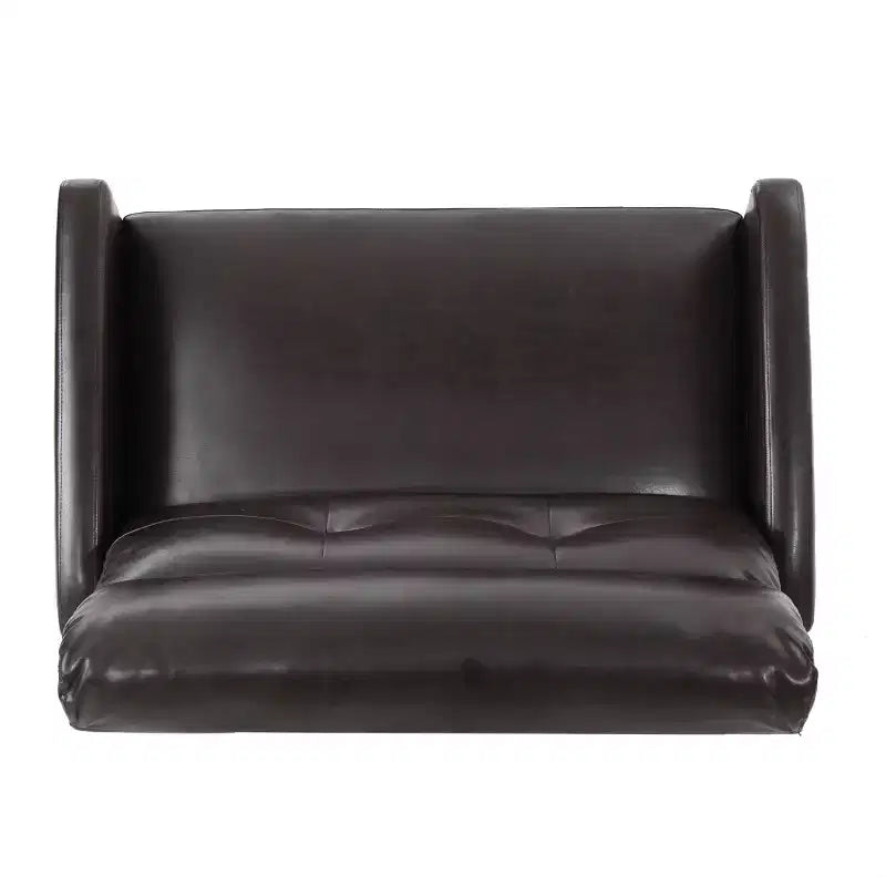 Fauteuil inclinable électrique 2 places en similicuir Halima - Marron - Christopher Knight Home : Fauteuil d'appoint rembourré, Nettoyage des taches
