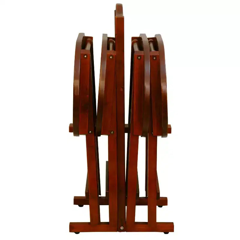 Ensemble de plateaux de télévision Rosewood