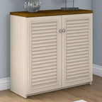 Meuble de rangement bas Fairview avec portes