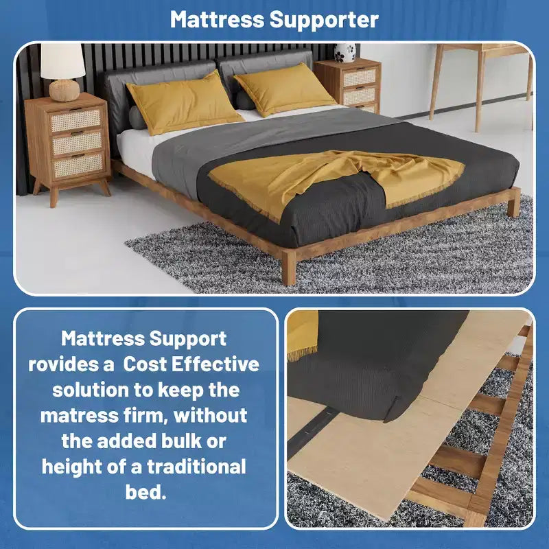 Sommier pliant, Bunkie Board et planche de soutien de lit pour minimiser le lit, idéal pour un lit de jour, un lit gigogne, un lit superposé