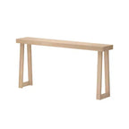 Console en bois massif 66, Table d'entrée classique, Table de foyer étroite
