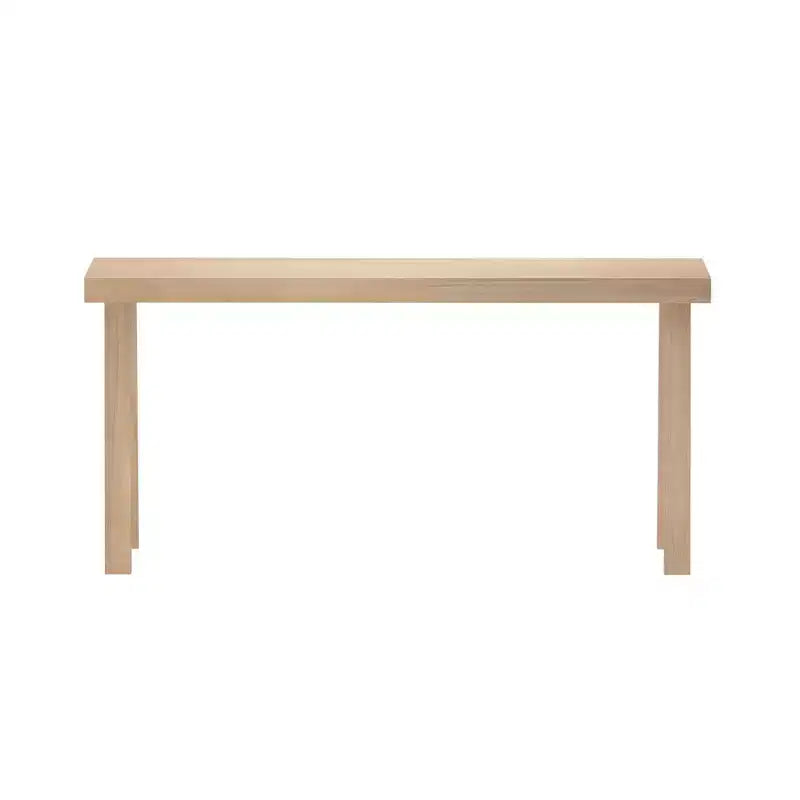 Console en bois massif 66, Table d'entrée classique, Table de foyer étroite
