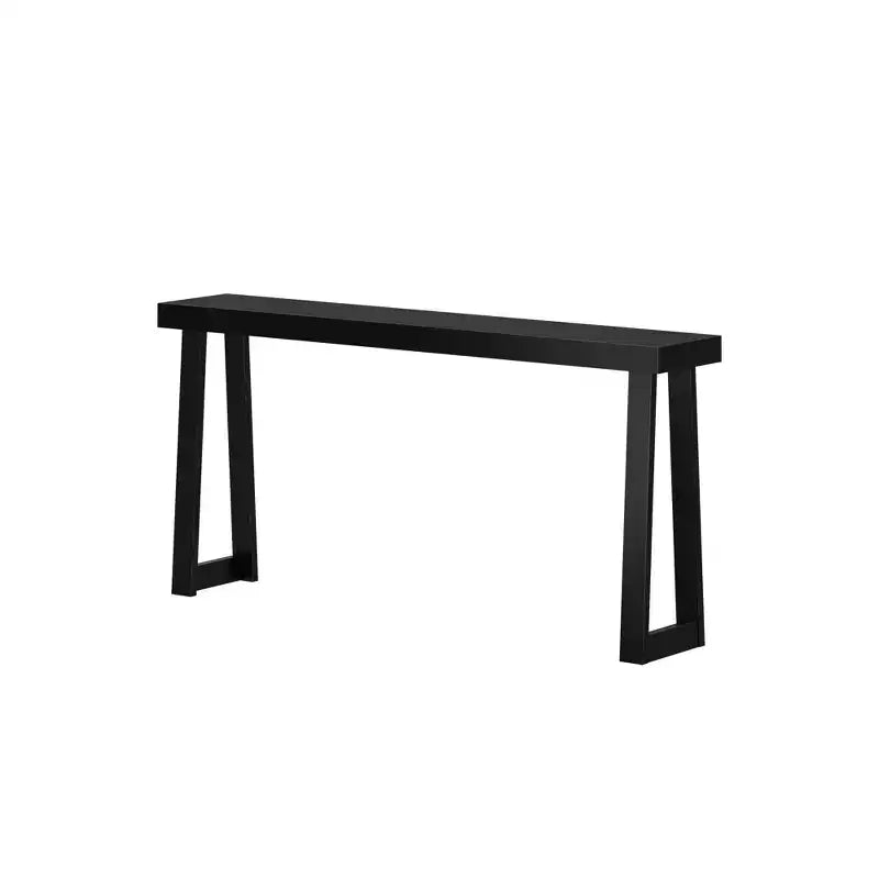 Console en bois massif 66, Table d'entrée classique, Table de foyer étroite